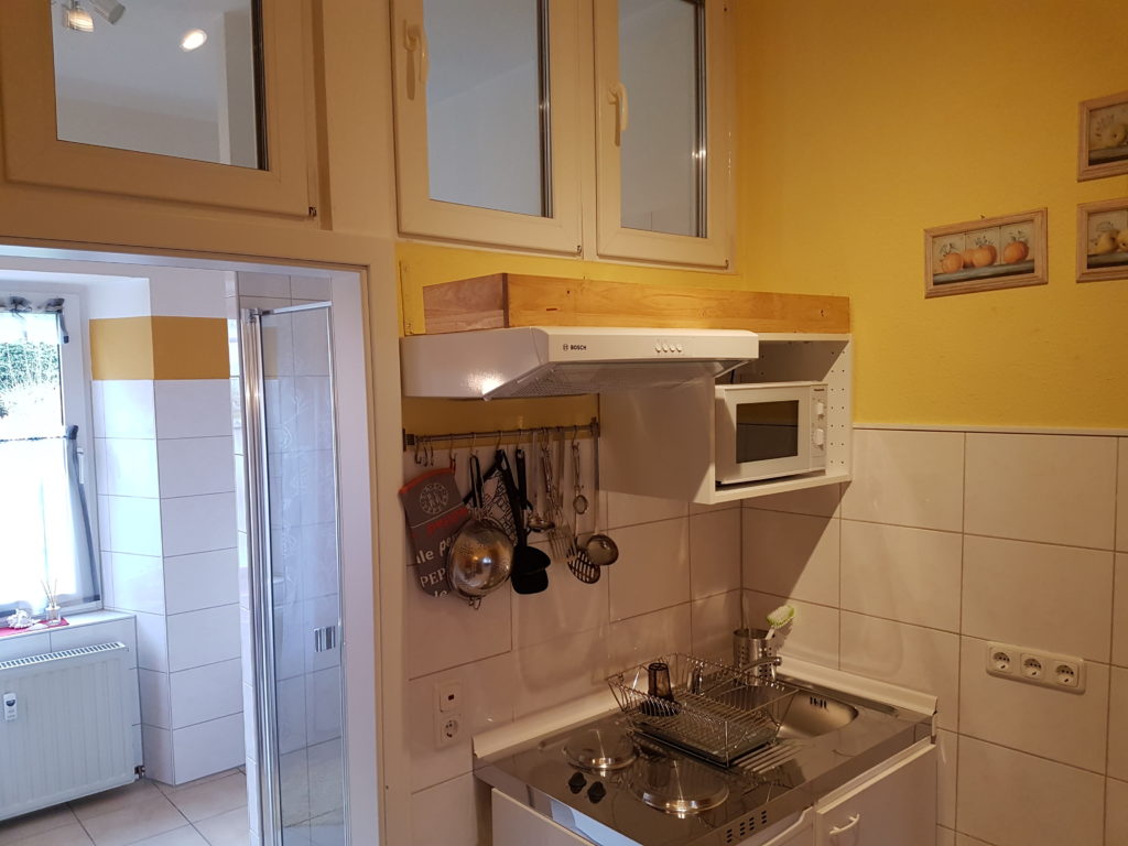 Küche Ferienwohnung Haus Salinenblick