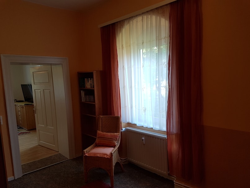 Schlafbereich Ferienwohnung Haus Salinenblick