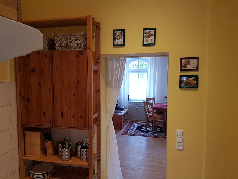 Küche Ferienwohnung Haus Salinenblick