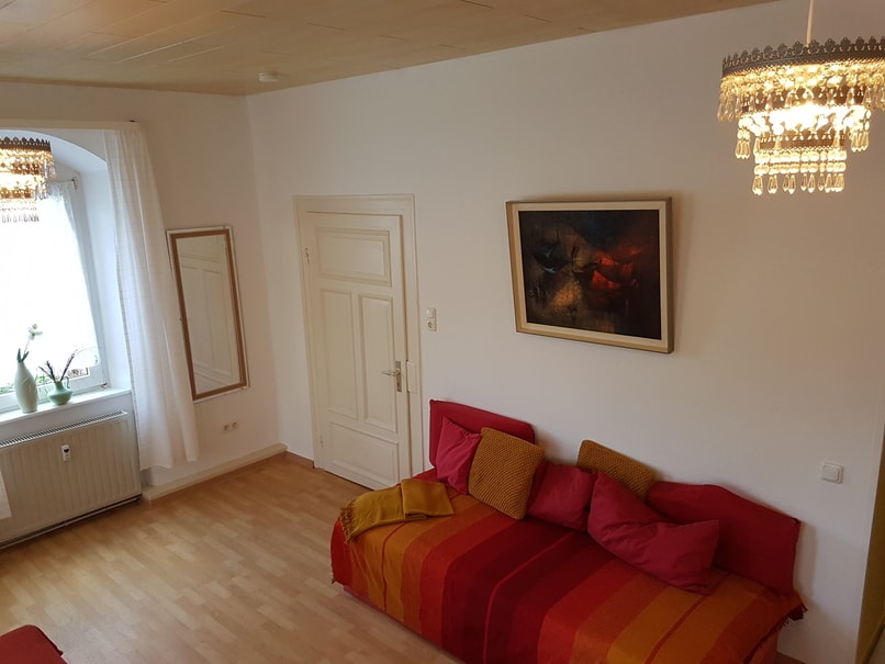 Wohnbereich Ferienwohnung Haus Salinenblick