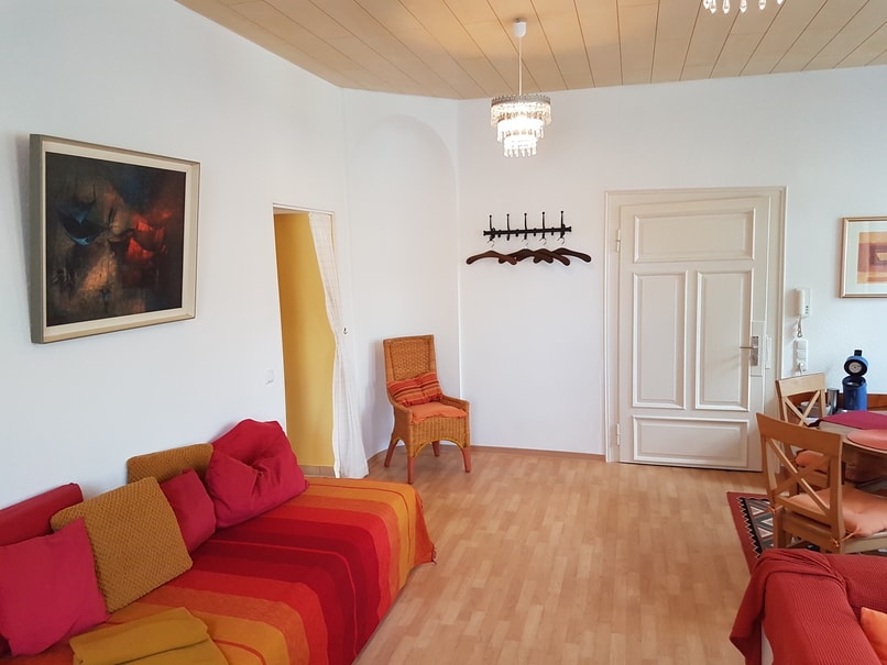 Wohnbereich Ferienwohnung Haus Salinenblick