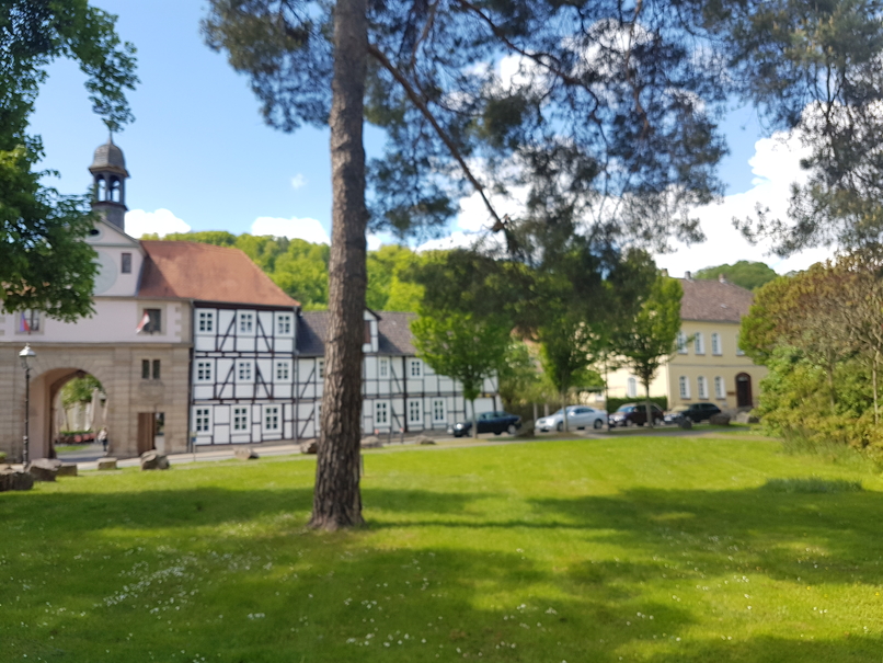Blick auf Söder Tor. Salzmuseum und Appartmenthaus
